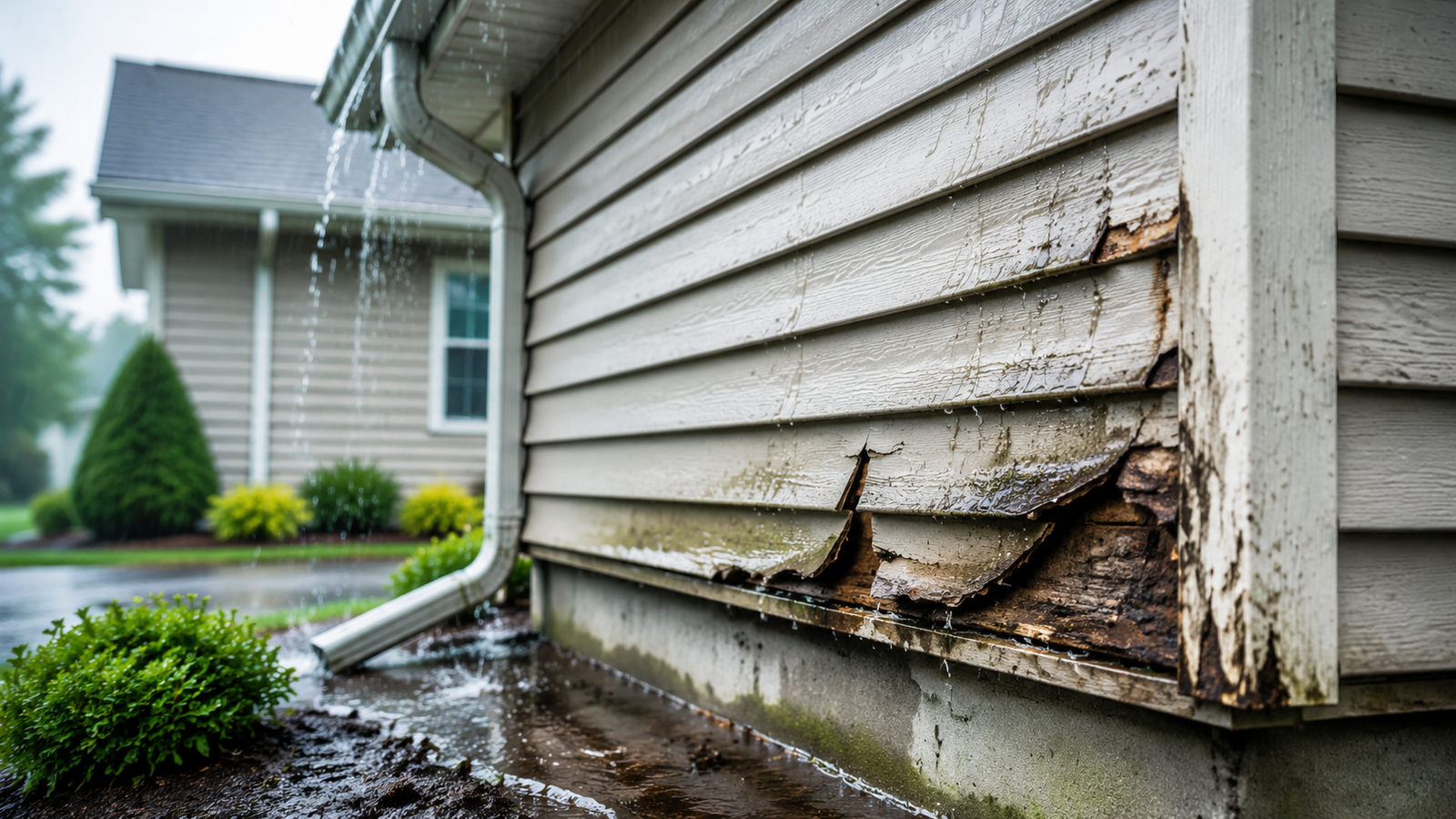 Why Siding Damage Often Starts With Water Flow Problems